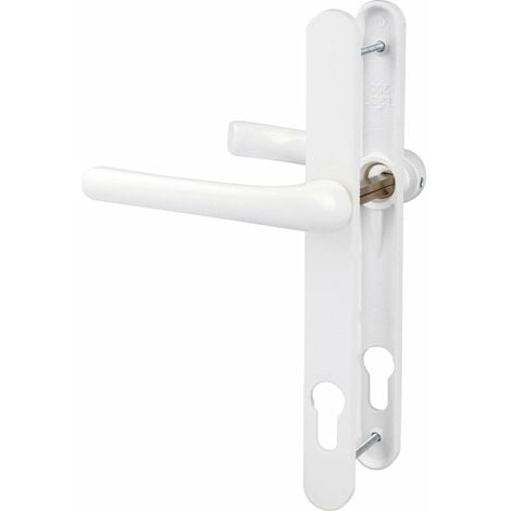 Poignée de porte fenêtre - Tokyo - Hoppe Et Cie - Blanc pur - Clé I - 195 mm - Épaisseur de porte : 58 à 62 mm