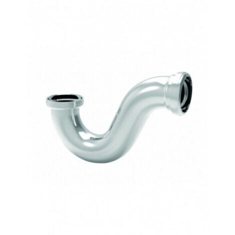 Valentin – Siphon baignoire laiton chromé – Débit 120 l/mn – Diamètre 40 mm – Hauteur 130 mm – Garde d'eau 50 mm