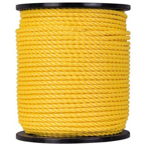 Cordage polypropylène Corderies Tournonaises - 3 torons - 160 m x 8 mm
