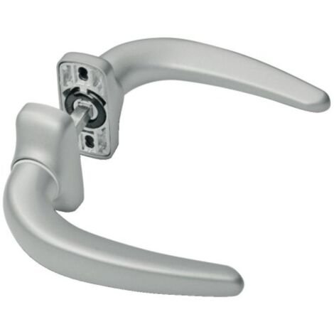 Poignées De Porte Sur Rosaces - Carré 8mm - Blanc RAL 9010 - Marque Hera Par FAPIM