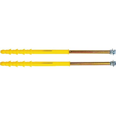 Ing Fixation – Fixation radiateur 240 mm – Cheville pour plaques de plâtre et polystyrène – Lot de 2 – Charge max 100 kg (1/4)