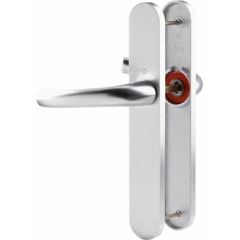 Poignée de porte intérieure - Tokyo - Hoppe Et Cie - Gris argent - Bec de cane - 195 mm