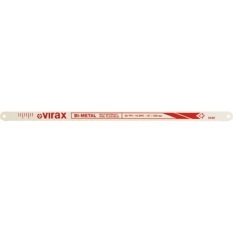 Virax – Lame de scie à métaux 300 mm – 360 dents – Acier inoxydable HSS – Coupe nette sans éclat (1/6)
