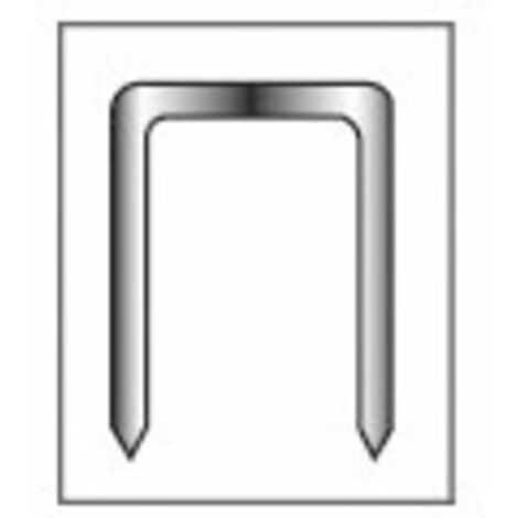 Agrafes T50 8 mm – Boîte de 1250 – Acier galvanisé pour fixation panneaux et matériaux isolants – Largeur 10 mm – Vinmer
