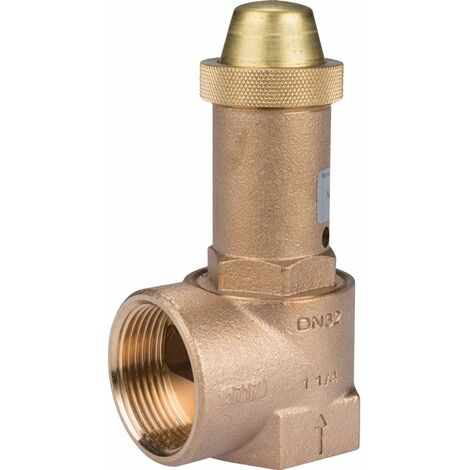 Soupape de sécurité à membrane - F 1'1/4 - 7 bar - Thermador