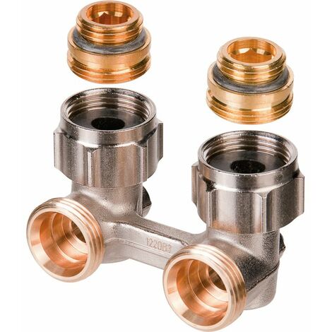 Raccord d'arrêt équerre - M 3/4' - M 1/2' - ZB Multiflex - Oventrop