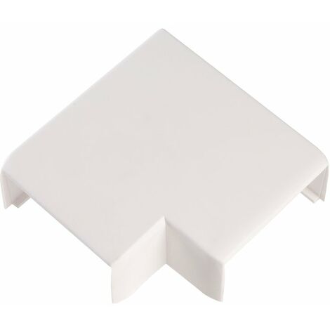Legrand – Angle plat 90° pour goulotte électrique 40 x 25 mm – Accessoire pour installation en espaces confinés – Compatible avec Viadis