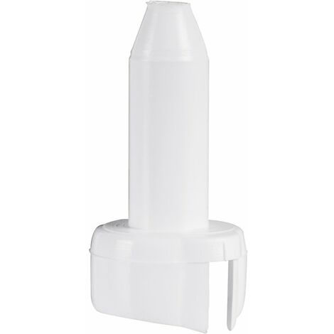 Monin – Fourreau BLC pour paumelle universelle – Polyacétale zinguée – Dimensions 69x25x128mm – Compatible bois et métal – Boîte de 12