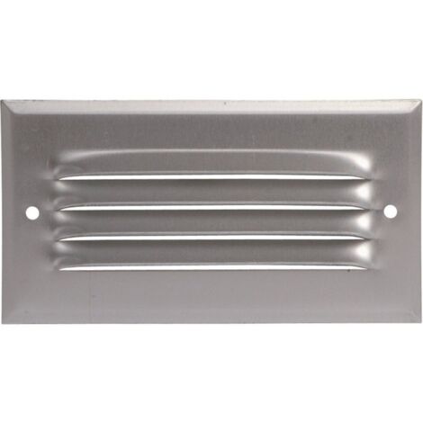 Grille d'aération aluminium - 165 x 210 mm -Avec moustiquaire - Anjos