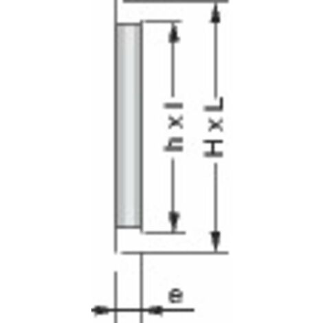 GRILLE RONDE SIMPLE - BLANC - Girpi