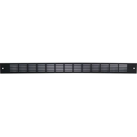Renson – Grille aération VMC noire 375x30mm – Mortaise 330x21mm – Débit d'air 65 m³/h – Aluminium pour ventilation efficace