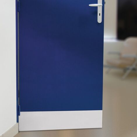 Plinthe bas de porte nox brillant - En U - 830 x 150 mm - Duval