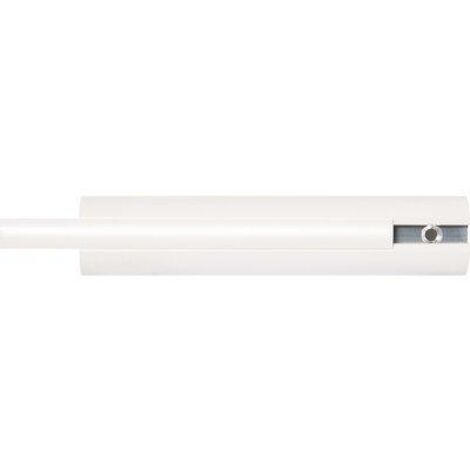 Tube droit blanc - 260 mm - diamètre 33 mm - Système polyalu - Pellet ASC (1/4)