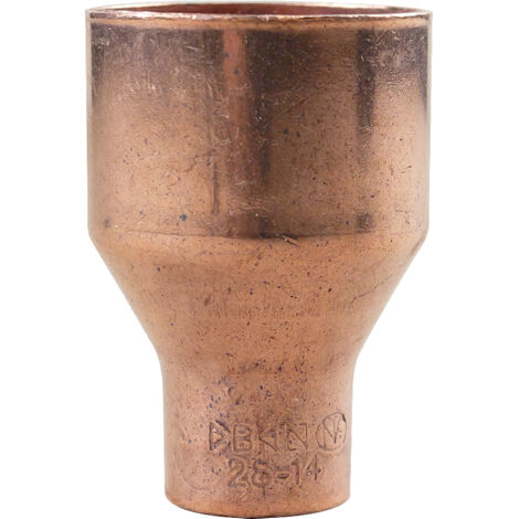 Raccord cuivre réduit à souder - Femelle - diamètre 28 - 14 mm