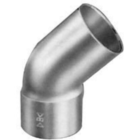 Raccord cuivre coudé 45 degrés à souder - Mâle / femelle - Diamètre 28 mm