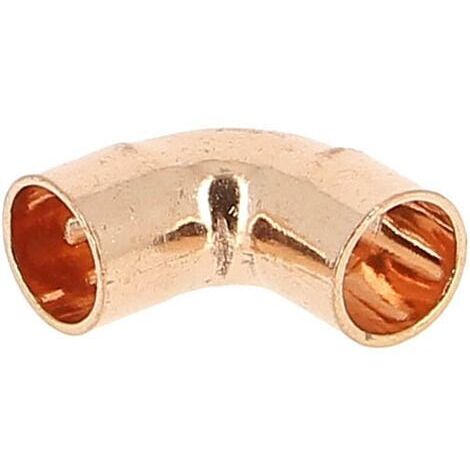 Raccord cuivre coudé 90° à souder - Femelle petit rayon - diamètre 10 mm