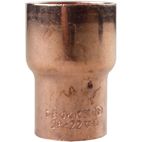 Raccord cuivre réduit à souder - Femelle - Diamètre 28 - 22 mm