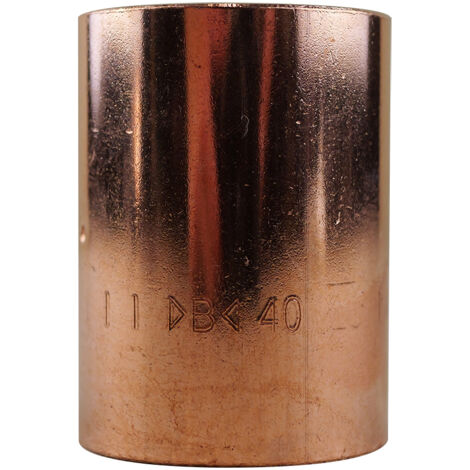 Raccord cuivre droit à souder - Femelle - Diamètre 40 mm