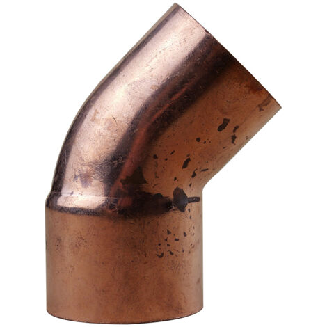 Raccord cuivre coudé 45° à souder - Femelle - diamètre 42 mm