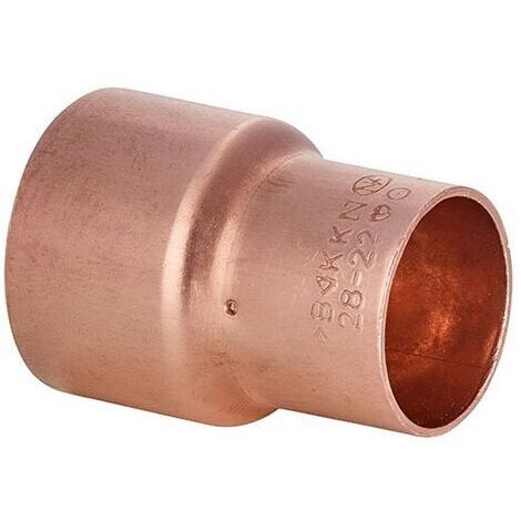 Raccord cuivre réduit à souder - Femelle - diamètre 12 - 10 mm