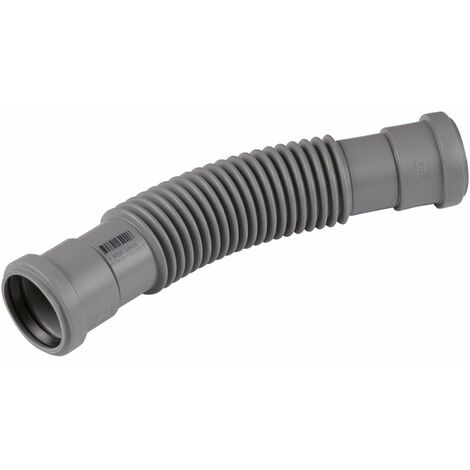 Girpi – Raccord d'évacuation PVC souple 50 mm – Coudé cintrable 180° – Système à coller pour installation facile – Usage professionnel