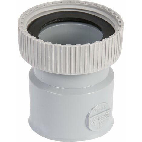 Nicoll – Raccord d'évacuation PVC femelle 1'1/4 – Diamètre 40 mm – À visser et coller – Conforme norme NF Me