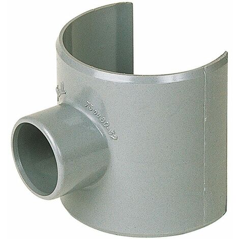 Girpi – Selle de raccordement PVC femelle 100-40 mm – Raccord pour évacuation – À coller – Solution durable pour installations