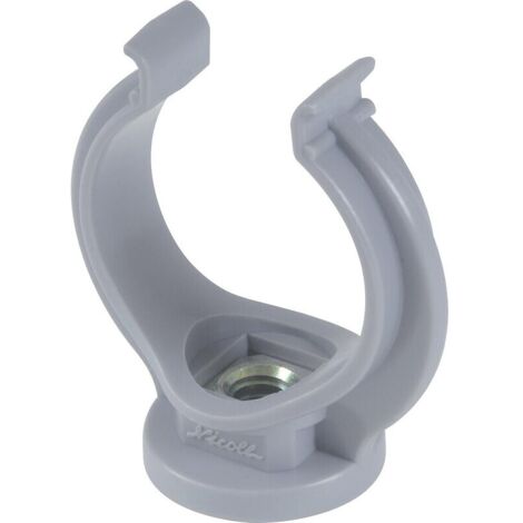 Nicoll – Collier de serrage monobloc PVC 40 mm – Insert pas 7x150 – Pour installations en milieu humide – Lot de 10 unités
