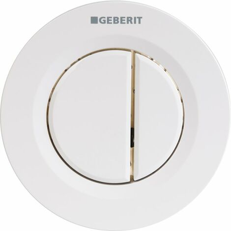 Geberit Systèmes de chasse d’eau - Déclenchement à distance type 01, pneumatique, pour rinçage double touche, blanc alpin 116.042.11.1