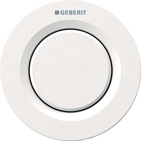 Geberit – Poussoir pneumatique à encastrer – Plaque de commande WC – Chasse d'eau simple ou double – Résistant à la décoloration (1/10)
