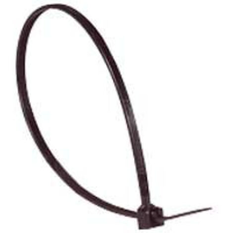 Colliers de serrage noirs pour denture, interrupteur, leur 2,4 x 180 mm, serrure, gamme de 1,6 à 46 mm, boîte de 100 pièces