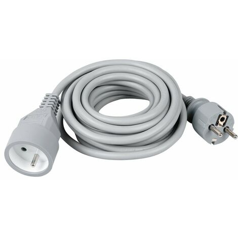 Rallonge électrique 3m – Câble 3G 1,5mm² – 2 prises 230V – Puissance 3000W pour connexion sécurisée d'appareils – Dhome