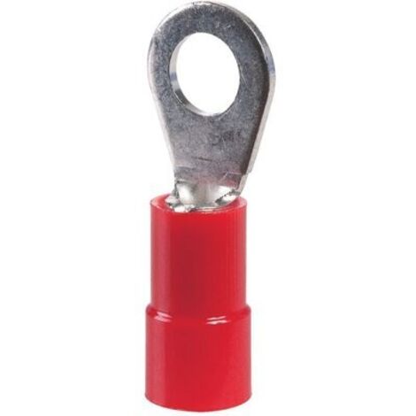 Cosses PVC bleu à anneau pré-isolée à sertir - diamètre tête 15 x 8,3 mm - Section 1,5 - 2,5 mm² - Vendu par 100 - Klauke