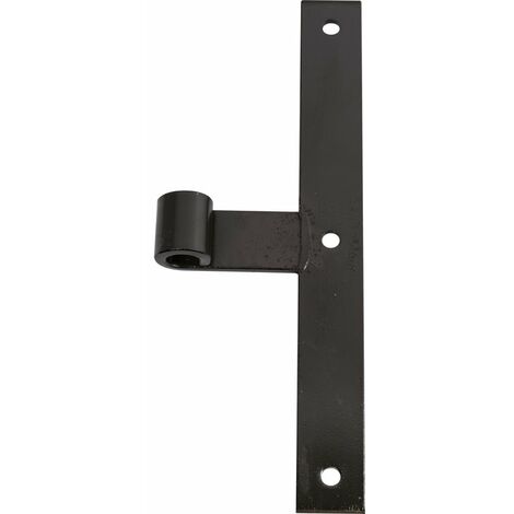 Torbel – Té de volet 240mm x 35mm x 5mm – Diamètre 14mm – Acier traité cataphorèse noir – Fixation robuste pour volets et portes (1/6)