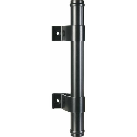 La Croisee Ds – Poignée de tirage noire Ø 35 mm x 350 mm – Aluminium – Entraxe 278 mm – Design moderne pour portes battantes