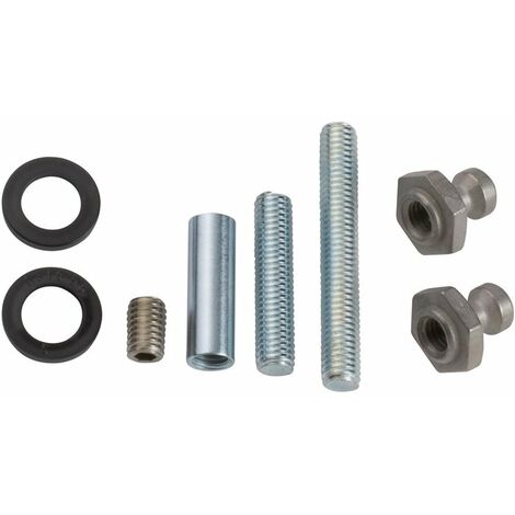 Kit de montage - Normbau - Pour porte en bois / métal / PVC - Pour poignée inclinée STG - Double (1/2)