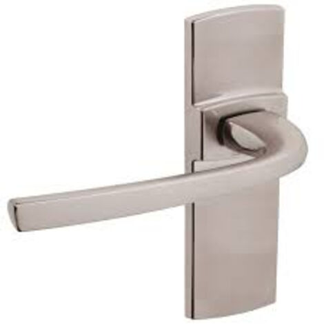 Poignée de porte intérieure - Muze - Vachette - Gris argent - Clé L - 195 mm