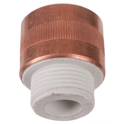 Manchon diélectrique mâle/femelle 3/4'' (20/27) – Prévention électrolyse – Cuivre 99,9% – Isolation électrique – Pression PN 16 – Hecapo - 2733400000