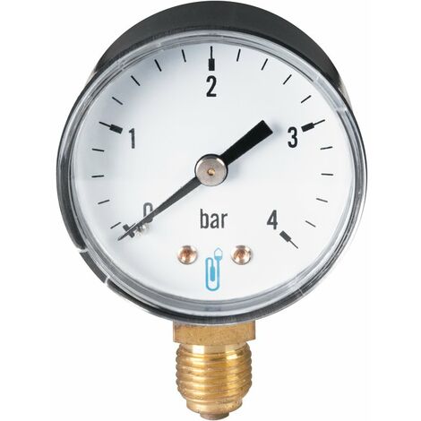 Manomètre boîtier ABS radial 16 bars Ø 50 8x13 - DISTRILABO