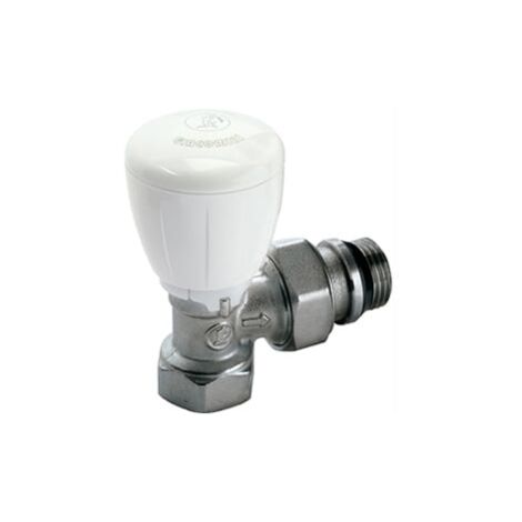 Giacomini – Robinet équerre thermostatisable 1/2" – Chromé – Pression max 16 bar – Température 5-110°C – Douille autoétanche 3/8” et 1/2” (1/6)