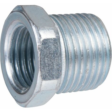 Raccord acier réduit à visser - M 1/2' - F 1/8' - N° 241