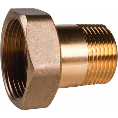 Raccord laiton hexagonal réduit à visser - M 1' - F 1'1/4 - Thermador (1/3)