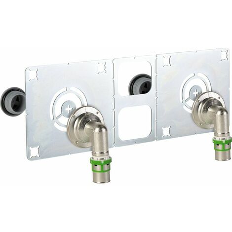 Kit de fixation multicouche pour robinetterie sanitaire sur plaque de plâtre à sertir Comap - Femelle 1/2' - Diamètre 16 mm