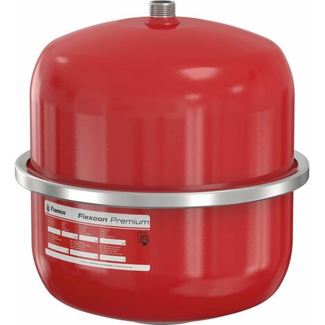 Flamco – Vase d'expansion 8L pour systèmes de chauffage – Acier – Pression max 3 bars – Compatible M 3/4' – Garantie 15 ans