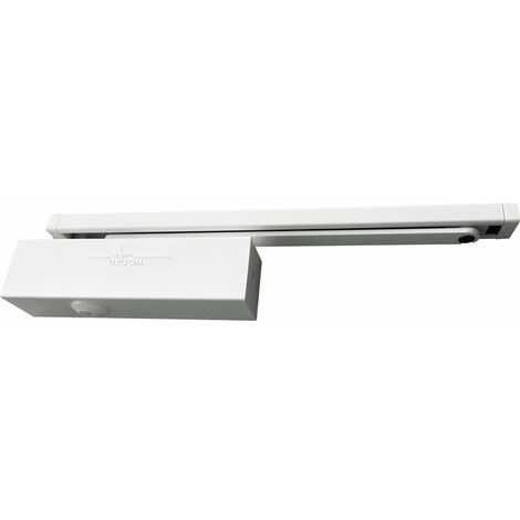 Groom – Ferme-porte automatique à glissière – Force de fermeture 3 à 4 – Compatible portes coupe-feu – Technologie hydraulique thermostable - GR340510