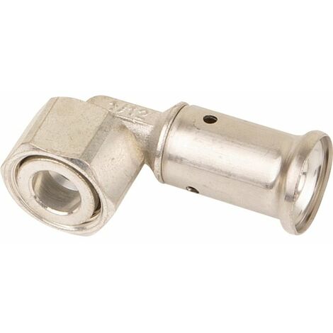 Coude laiton multicouche à visser Henco - Ecrou tournant 1' - Diamètre 32 mm (1/3)