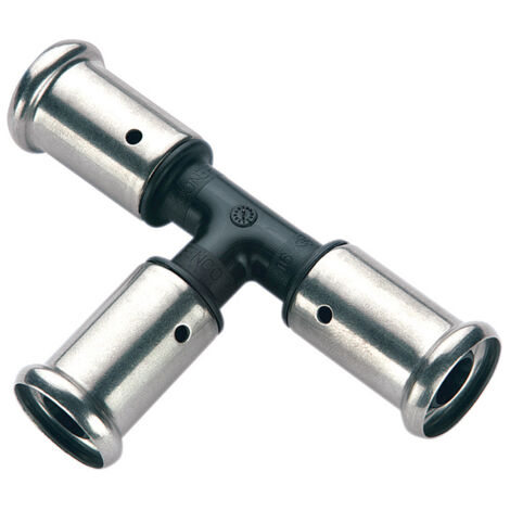 Té égal multicouche à sertir Henco - Diamètre 40 mm
