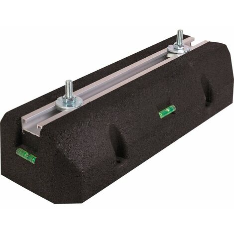 Plombservice – Support rubber 600 mm – Anti-vibratile – Charge max 600 kg – Pour installation de climatiseurs et pompes à chaleur