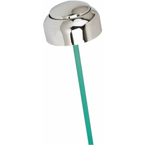 Bouton poussoir WC pour mécanisme de chasse type 220 – Simple touche – Finition chromée brillante – Compatible Geberit