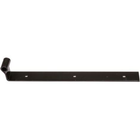 Penture coudée noire à bout droit 500 x 40 mm – Axe 14 mm – Acier pour portes et volets – Finition élégante et durable – Torbel Industrie